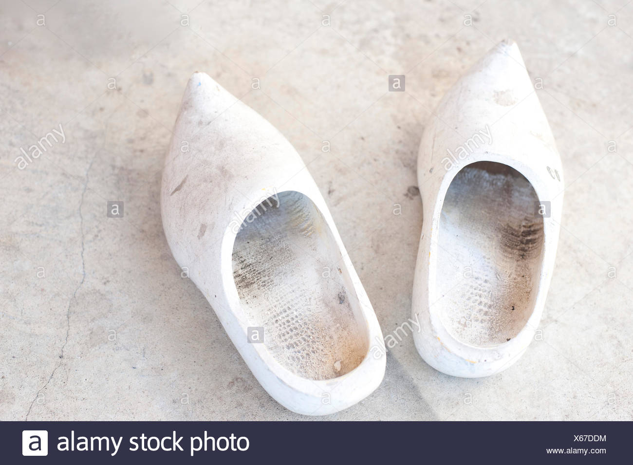 white clogs shoes