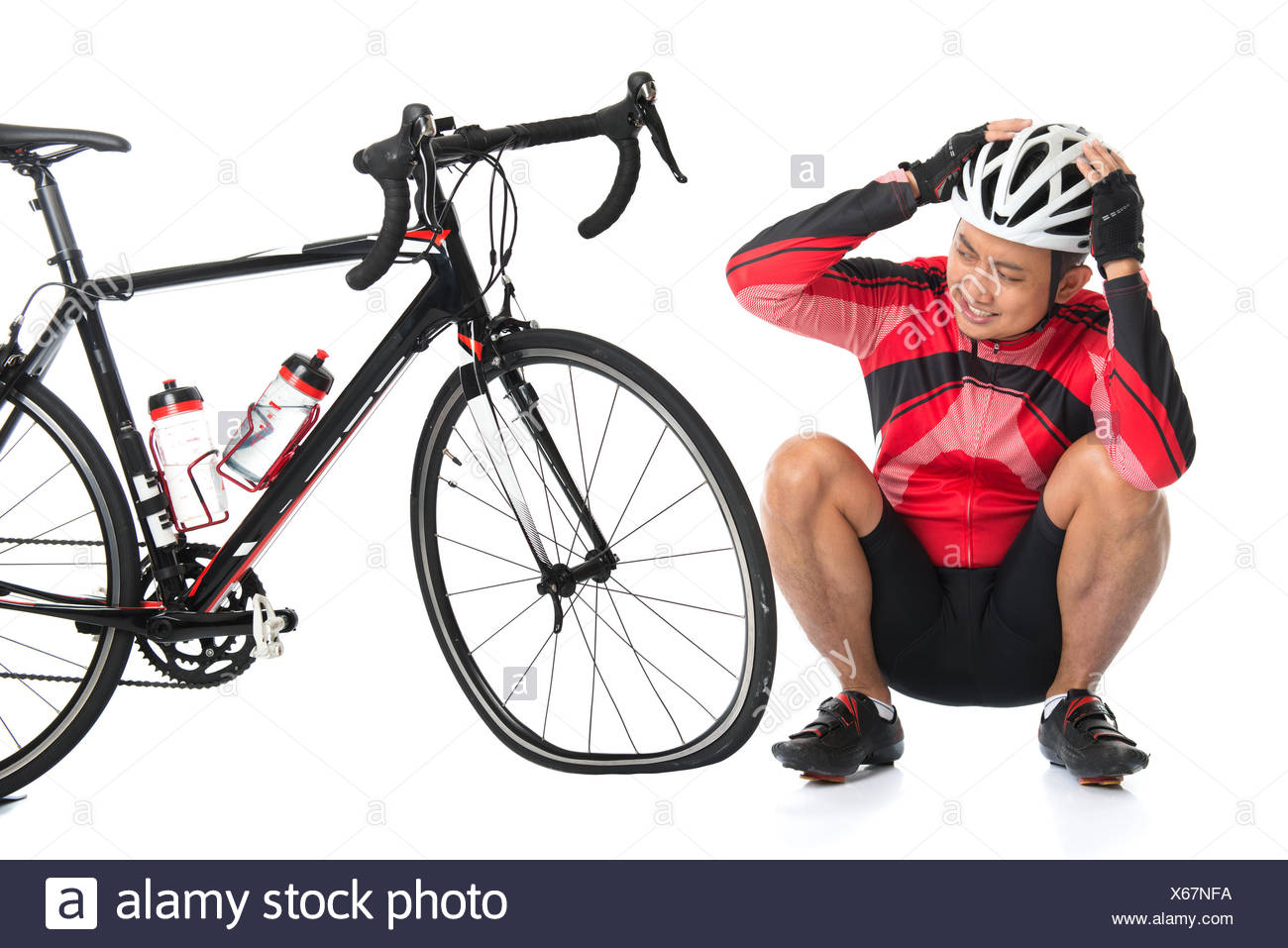 flat tire bike