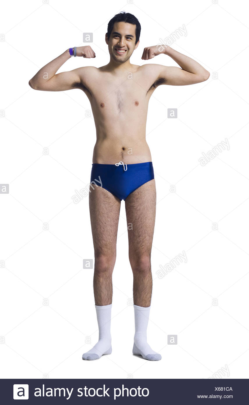 man in swimsuit