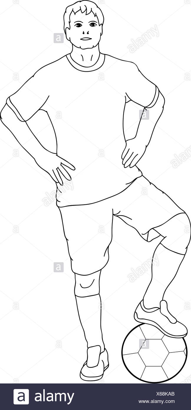 Illustration cartoon sport sports soccer football draw