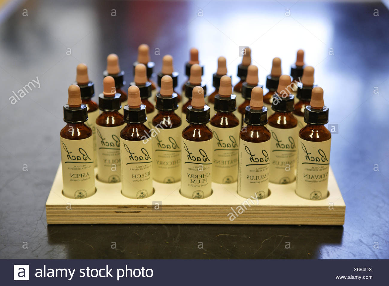 Bottles, homoeopathy, passed away, brook blossoms, amber, pipet, range,  healing, arrangement, offer, nature medicine, sedation, health Stock Photo  - Alamy