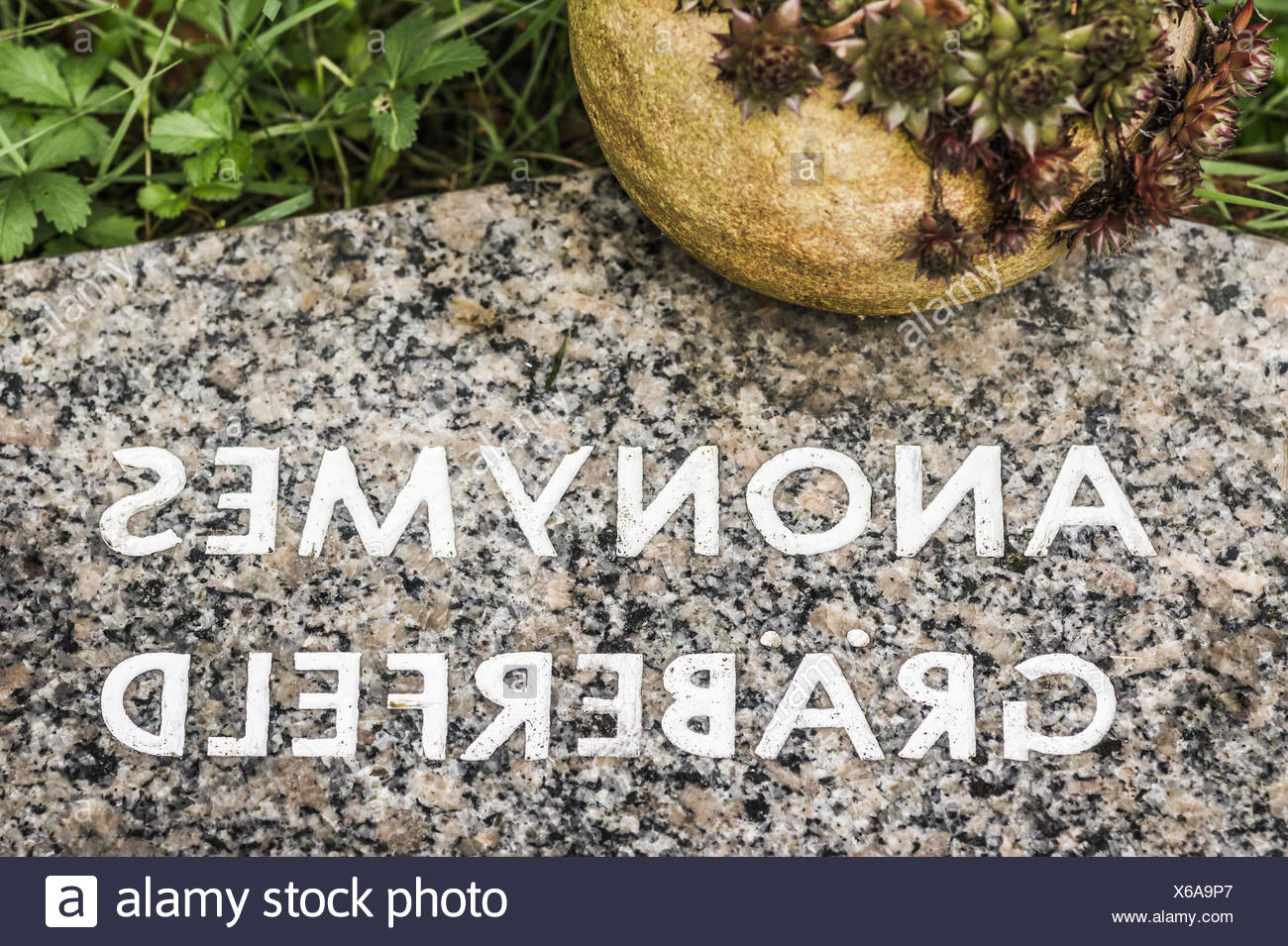 anonymous graves Stock Photo