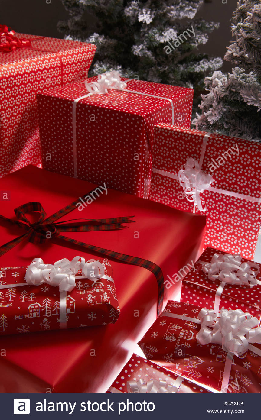 Gifts Under Christmas Tree Stock Photos & Gifts Under Christmas Tree