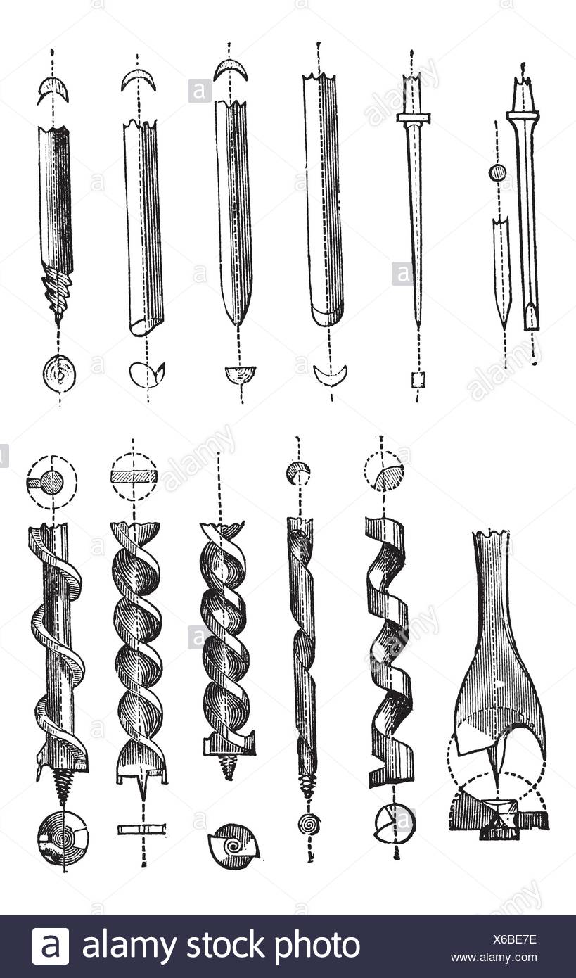 Vintage Drill Bits High Resolution Stock Photography and Images - Alamy
