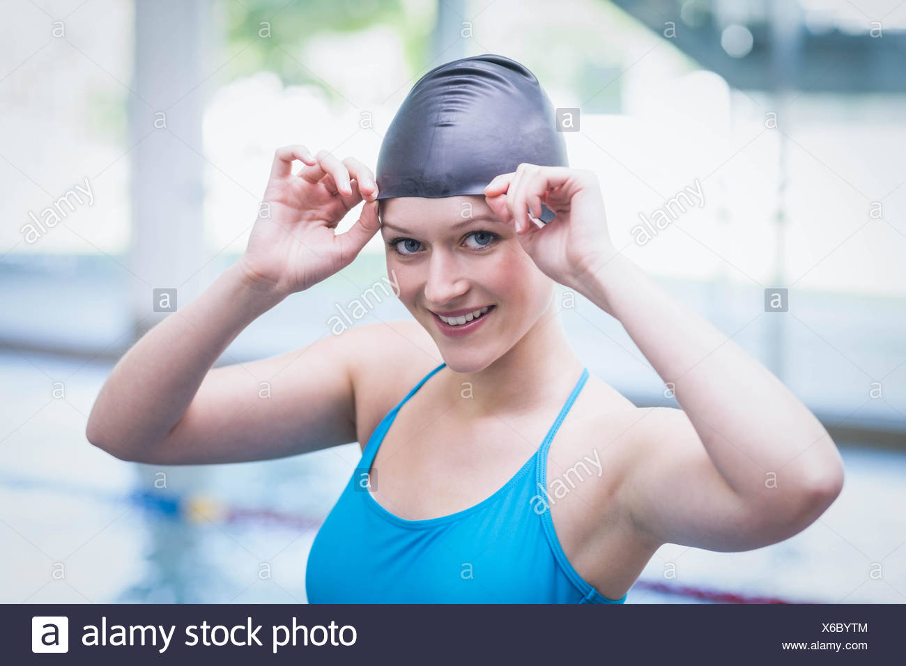 pretty swim caps