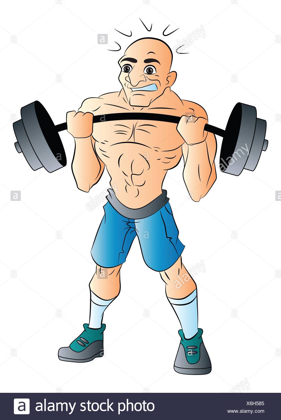 Strongman Illustration High Resolution Stock Photography and Images - Alamy