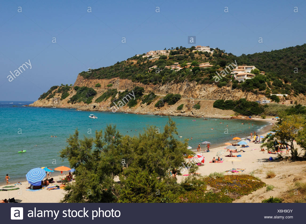 France Korsika Landschaft Stock Photos France Korsika