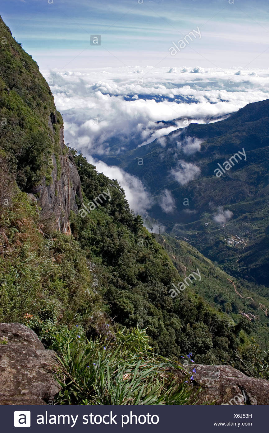 View From World S End Horton S Plains National Park Sri Lanka Stock Photo Alamy View From World S End Horton S Plains National Park Sri Lanka Stock Photo Alamy