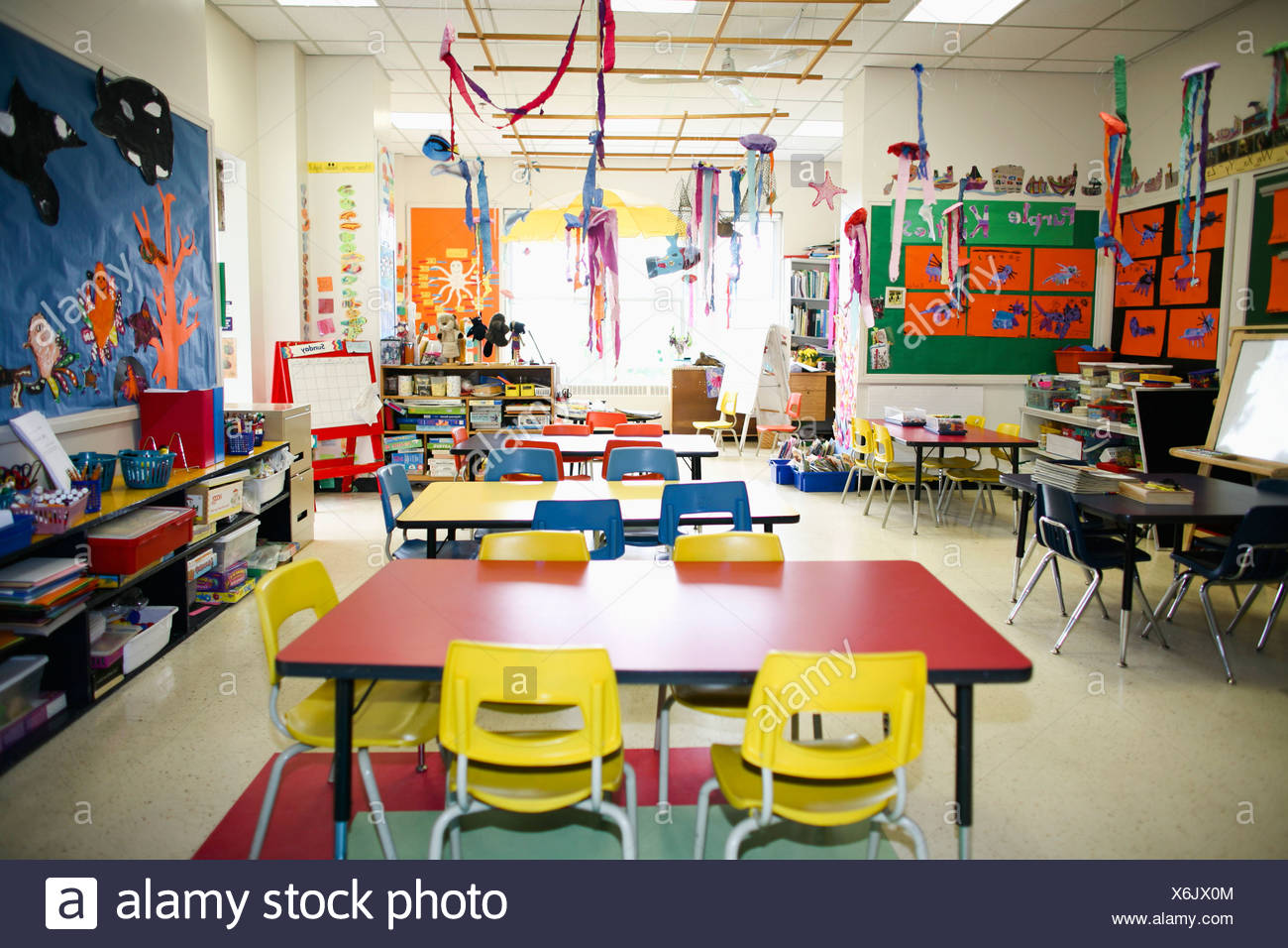 Canada Quebec Montreal Private School Classroom Stock Photo