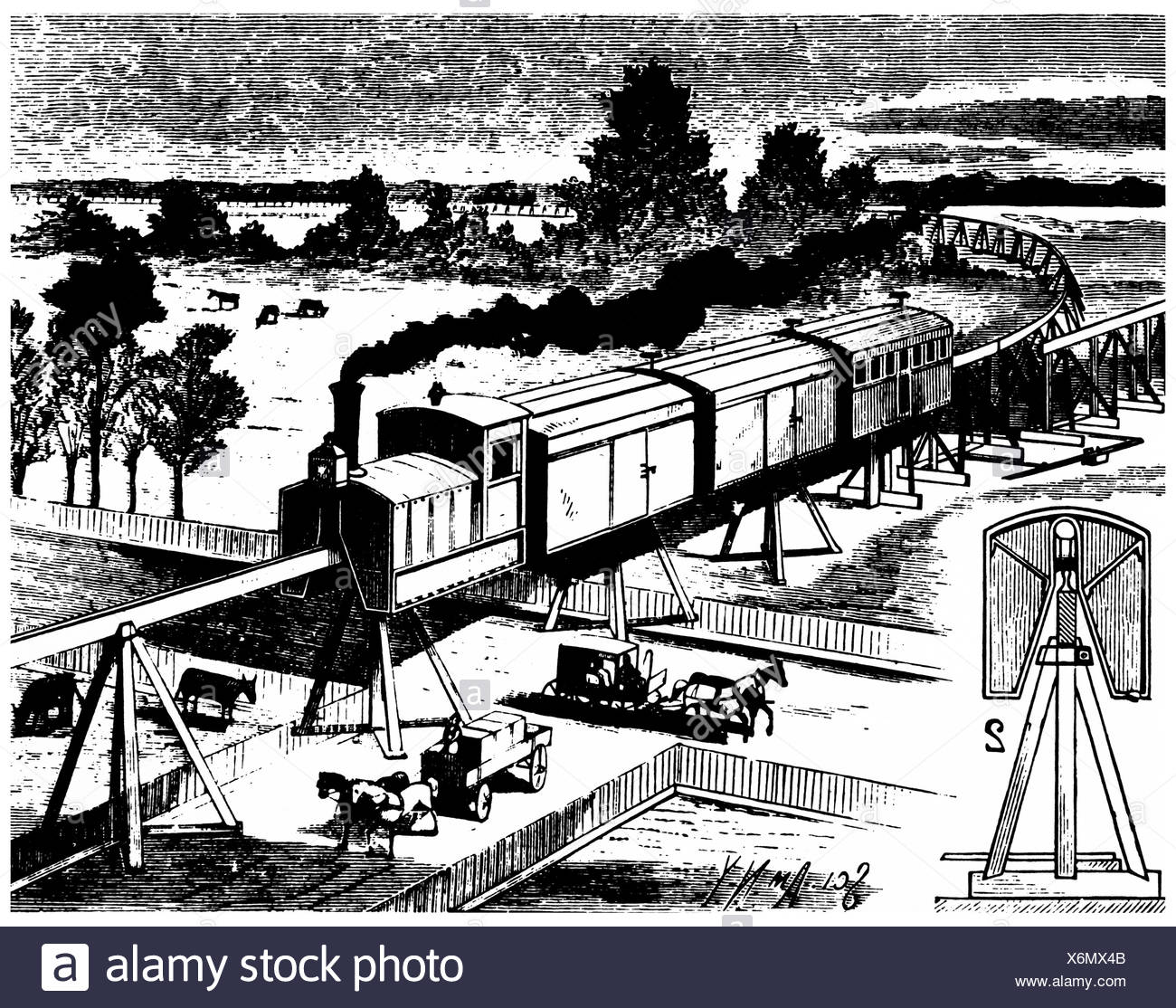 Early Draught Of A Monorail High Resolution Stock Photography and ...
