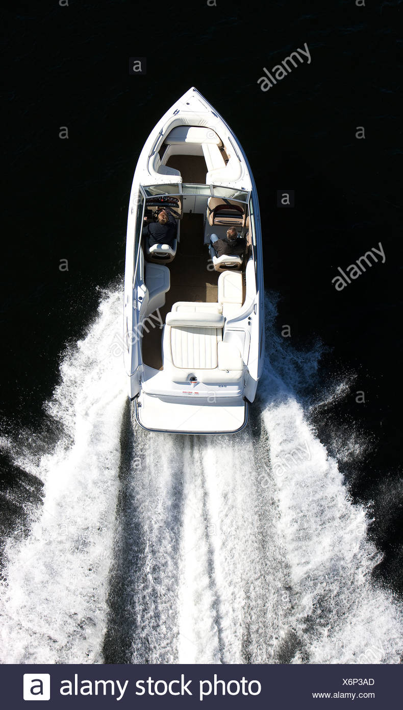 Speed Boat Birds Eye View High Resolution Stock Photography and Images