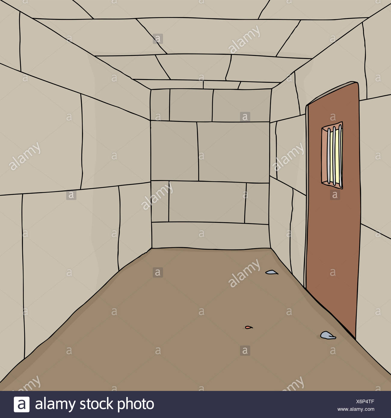 Cell Prison Door Dungeon Stock Photos & Cell Prison Door Dungeon Stock