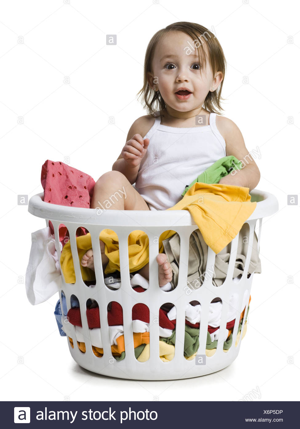 laundry basket baby girl