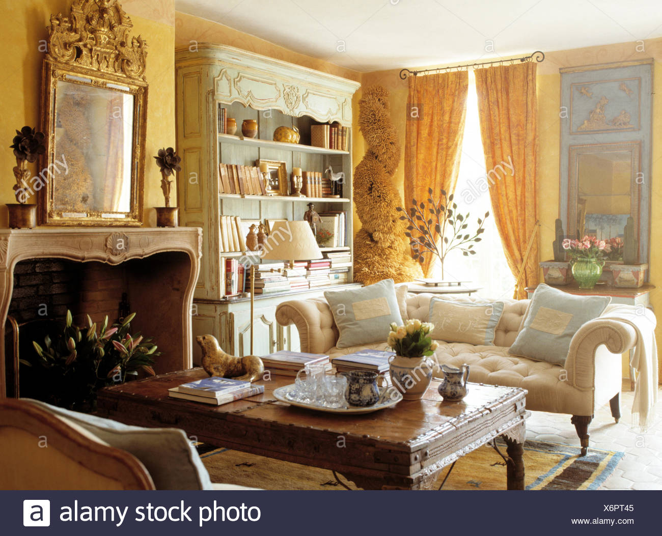 Mirror Above Dresser Stock Photos Mirror Above Dresser Stock