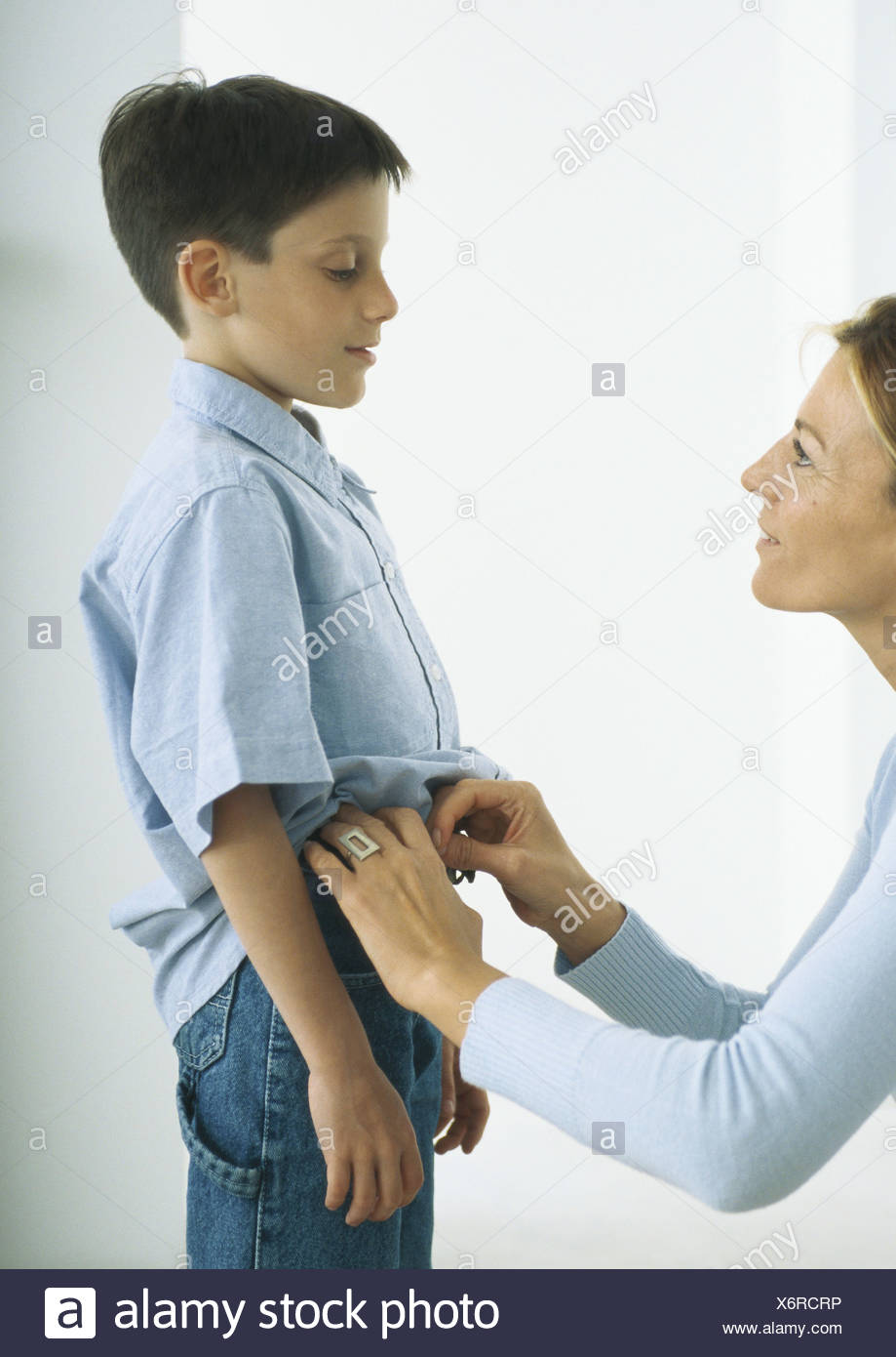 boy dressing