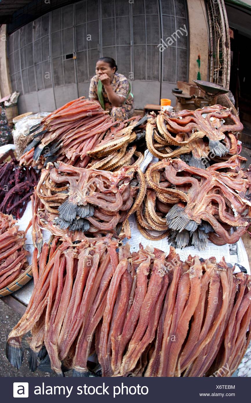 Myanmar Dry Fish Market High Resolution Stock Photography and Images