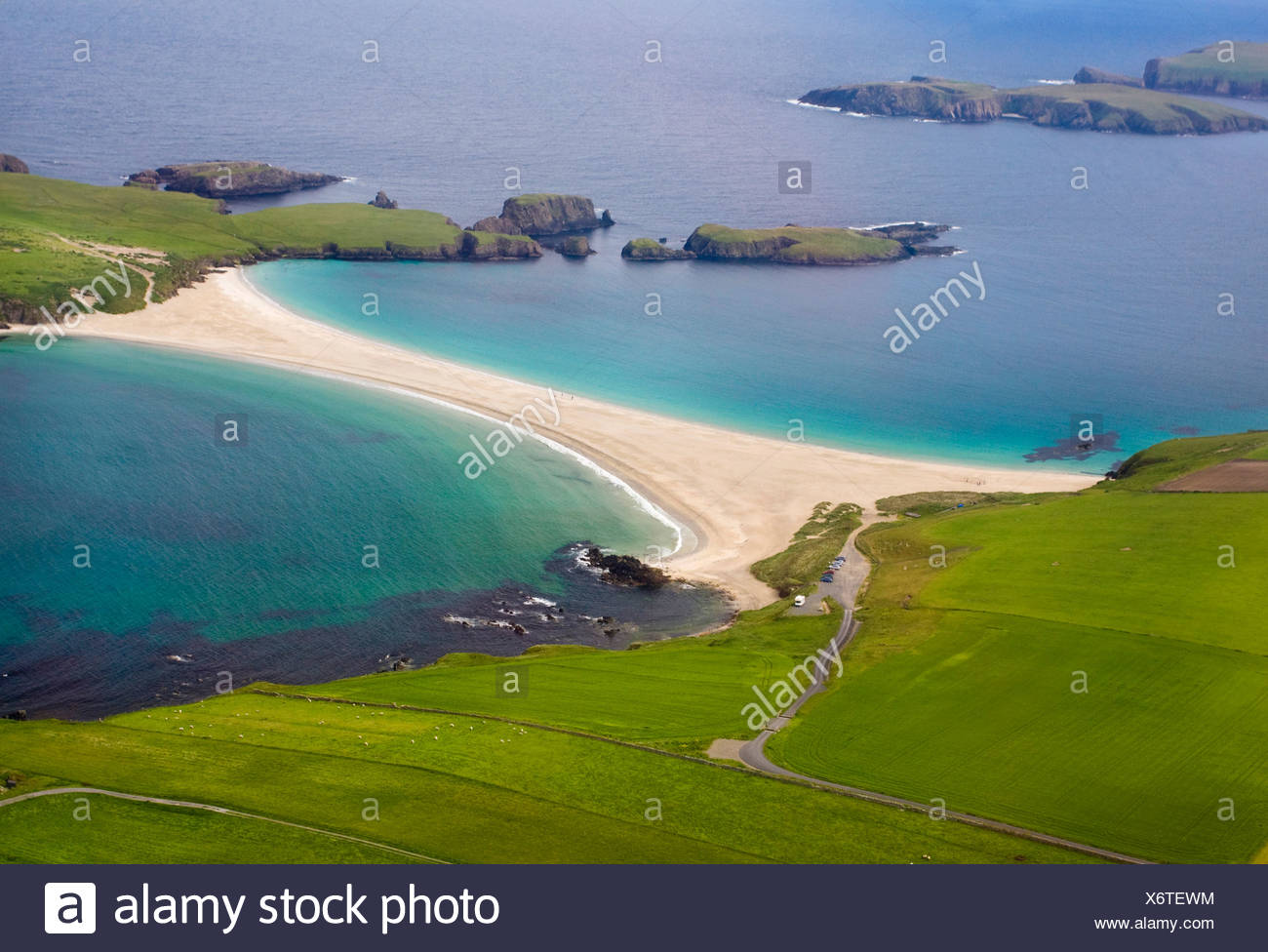 Shetland Islands Aerial Stock Photos & Shetland Islands Aerial Stock