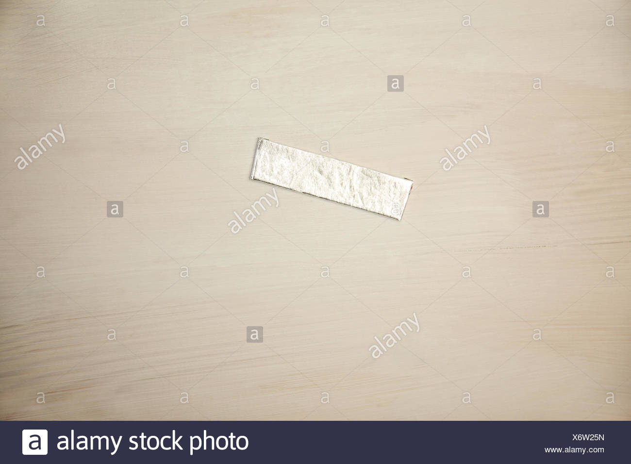 Chewing Gum Wrapper On Wooden Desk Stock Photo 279604353 Alamy