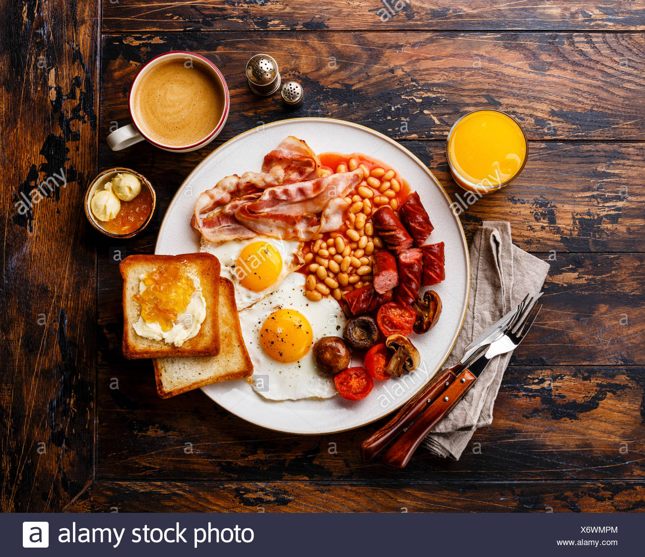 Full English Breakfast High Resolution Stock Photography and Images - Alamy