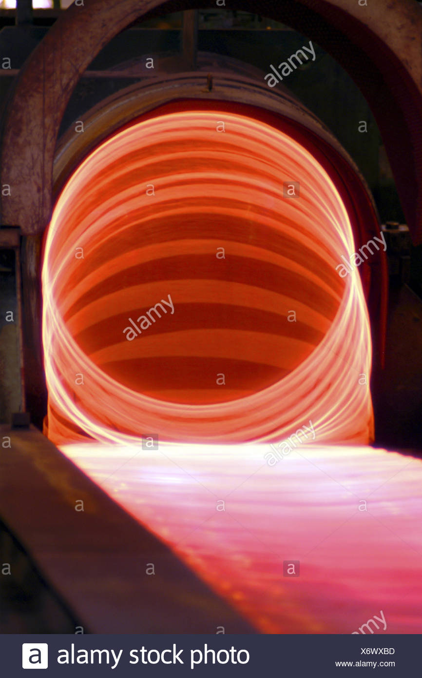 Germany Saarbrucken Burbach Saarstahl Ag Wire Production Convolution Casually Europe Saarland Industry Steel Industry Ironworks Economy Branch Industry Steel Processing Production Production Wire Wire Production Heat Heat Annealing