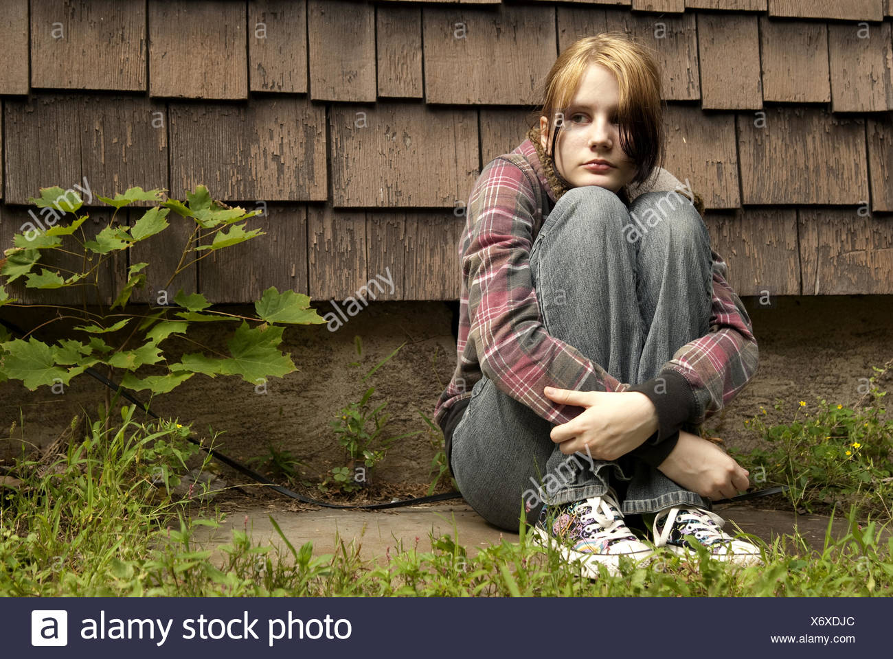 Teen Runaway Stock Image