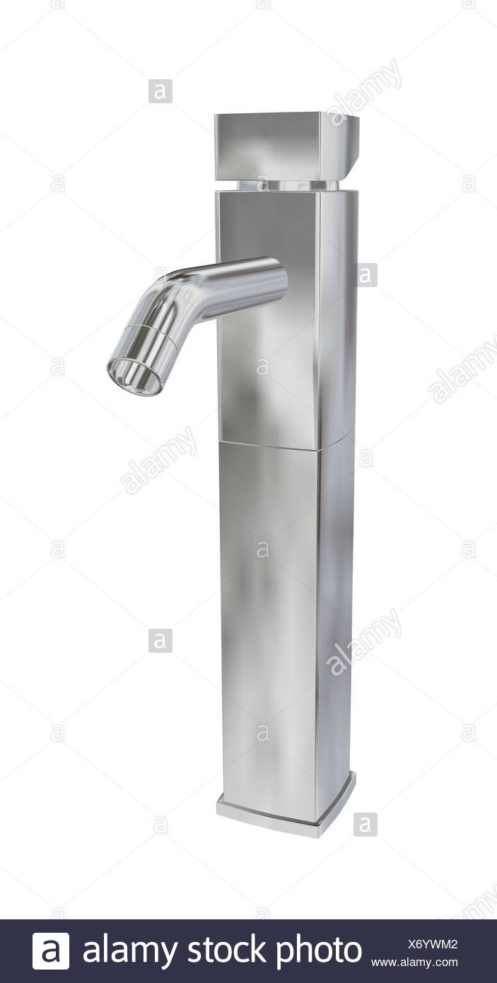 Modern Faucet With Chrome Or Stainless Steel Finishing 3d