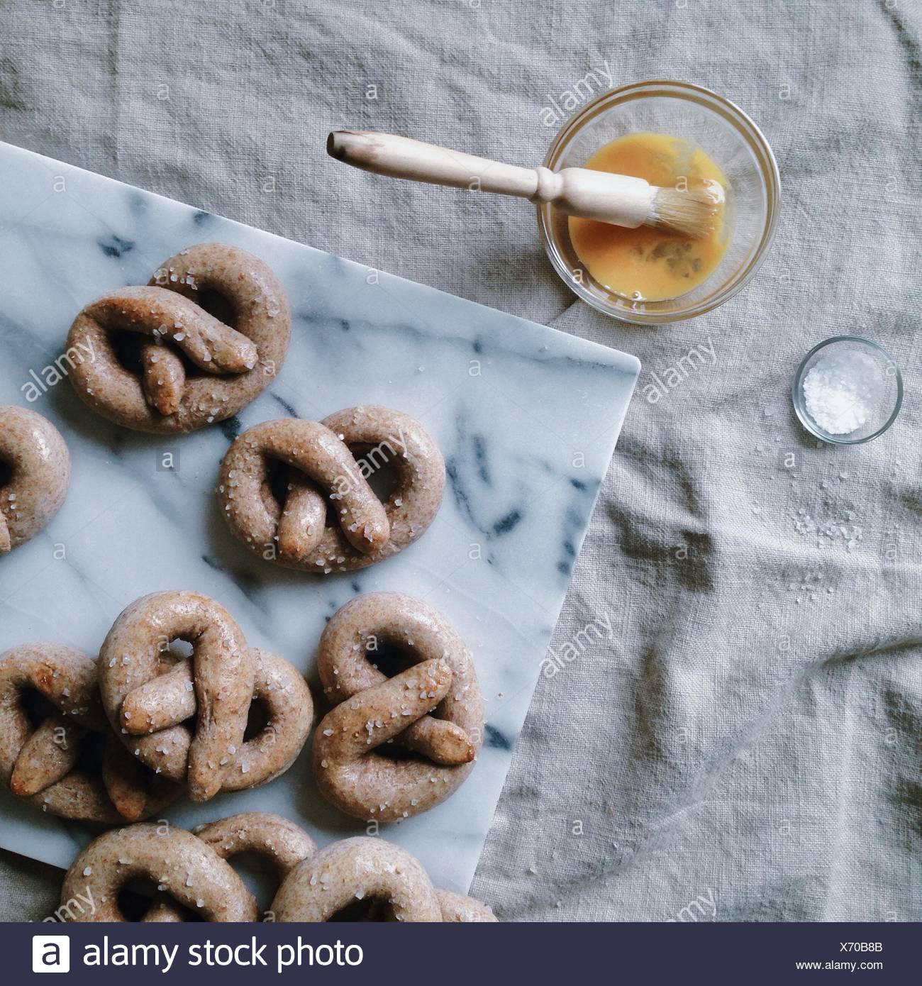Pretzel Salt High Resolution Stock Photography and Images Alamy