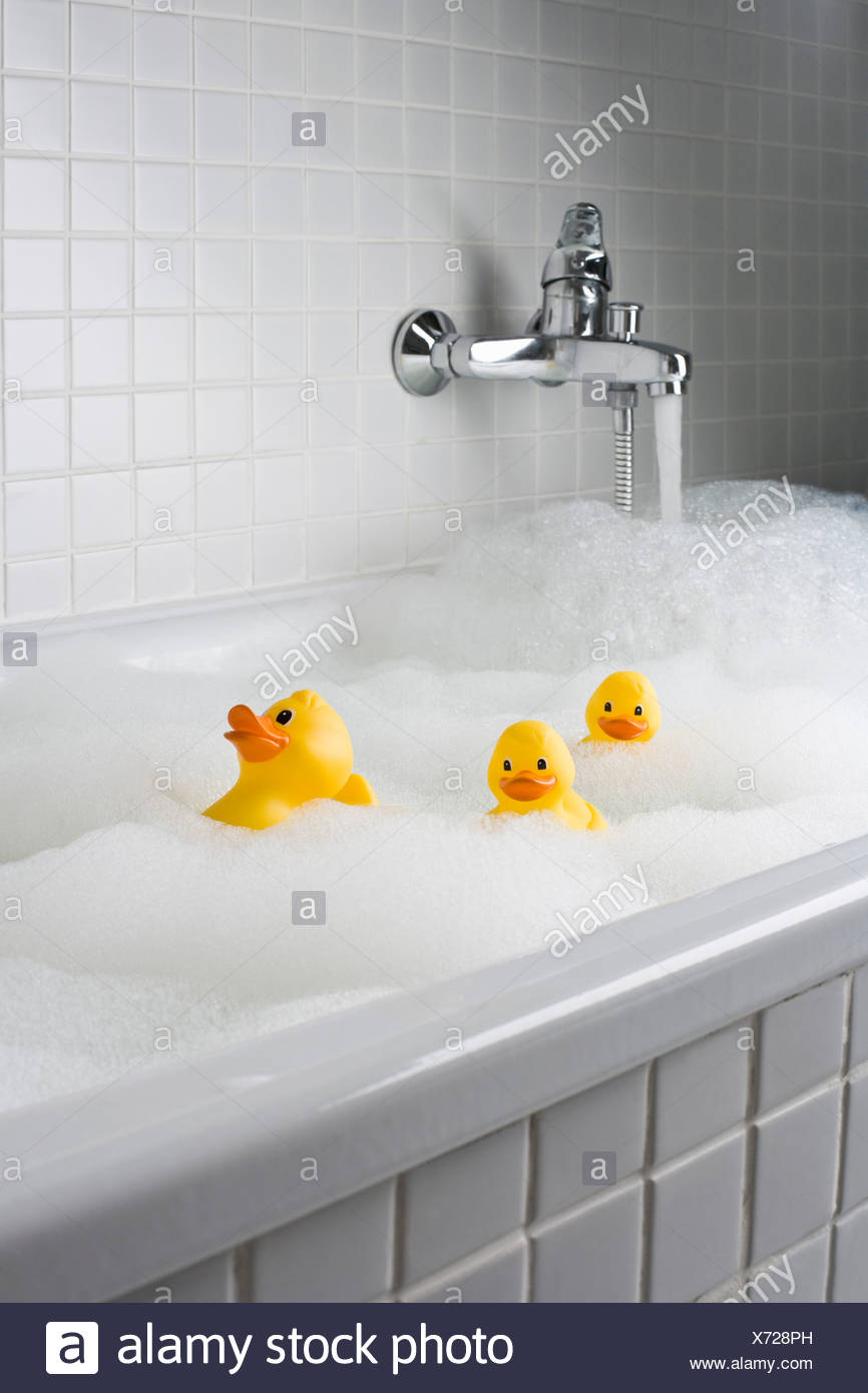 bubble bath rubber ducky