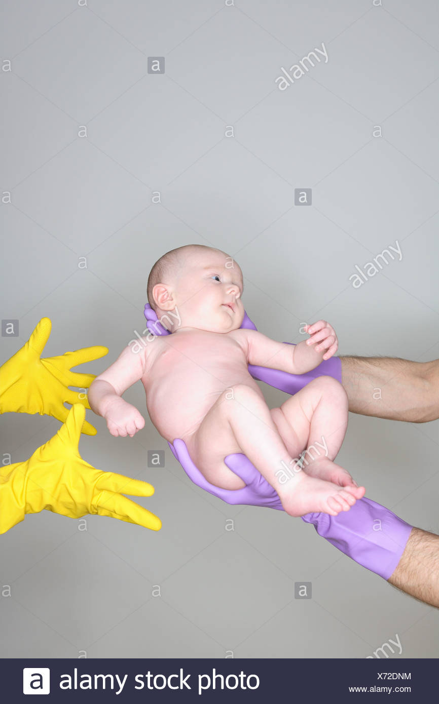baby rubber gloves