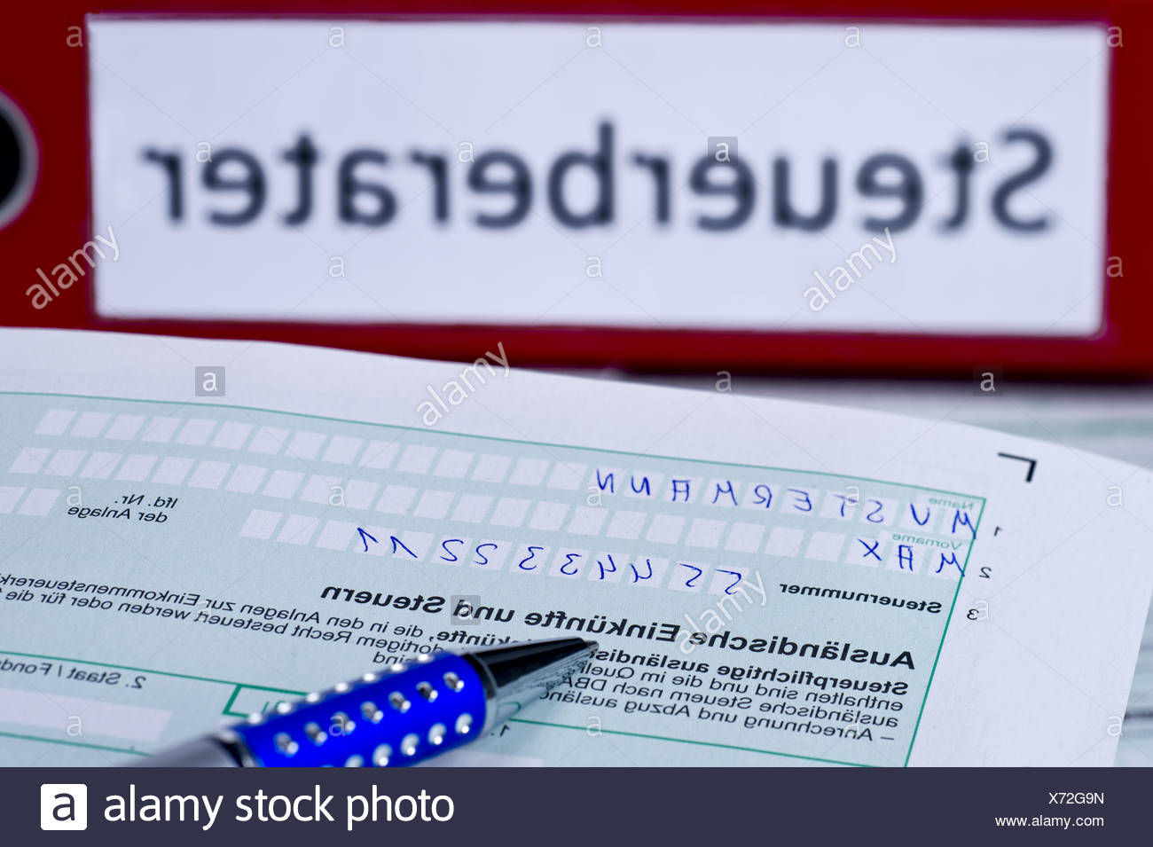 Properly report capital assets Stock Photo
