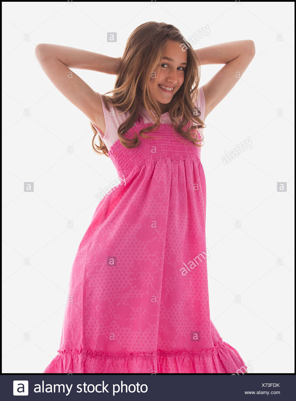 pink dresses for tweens