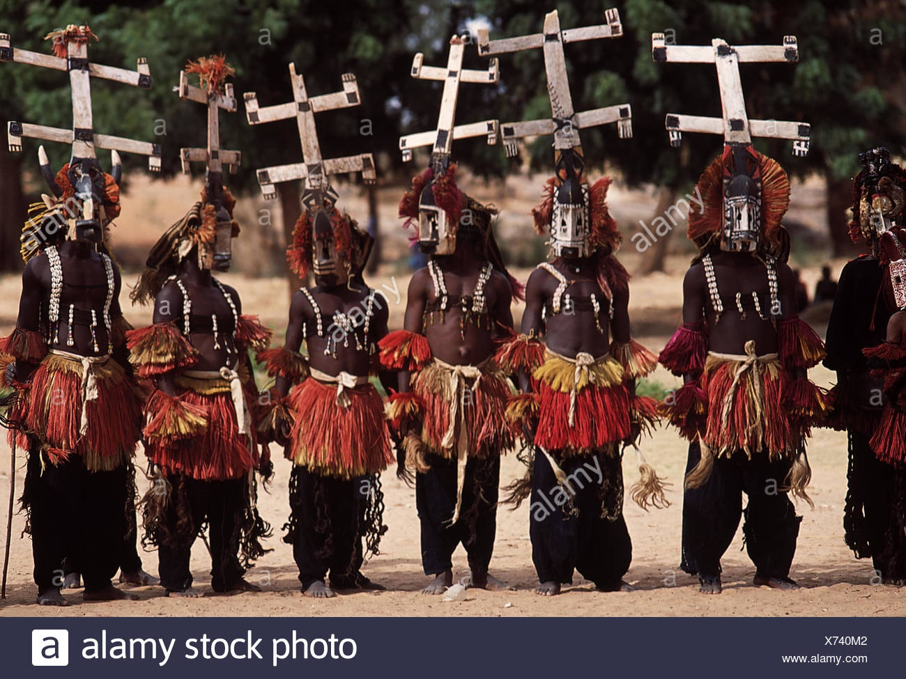 Mali Sangha Strain Dogon Masks Culture West In African Way Religion Ritual Religos Men Clothes Traditionally Stock Photo Alamy