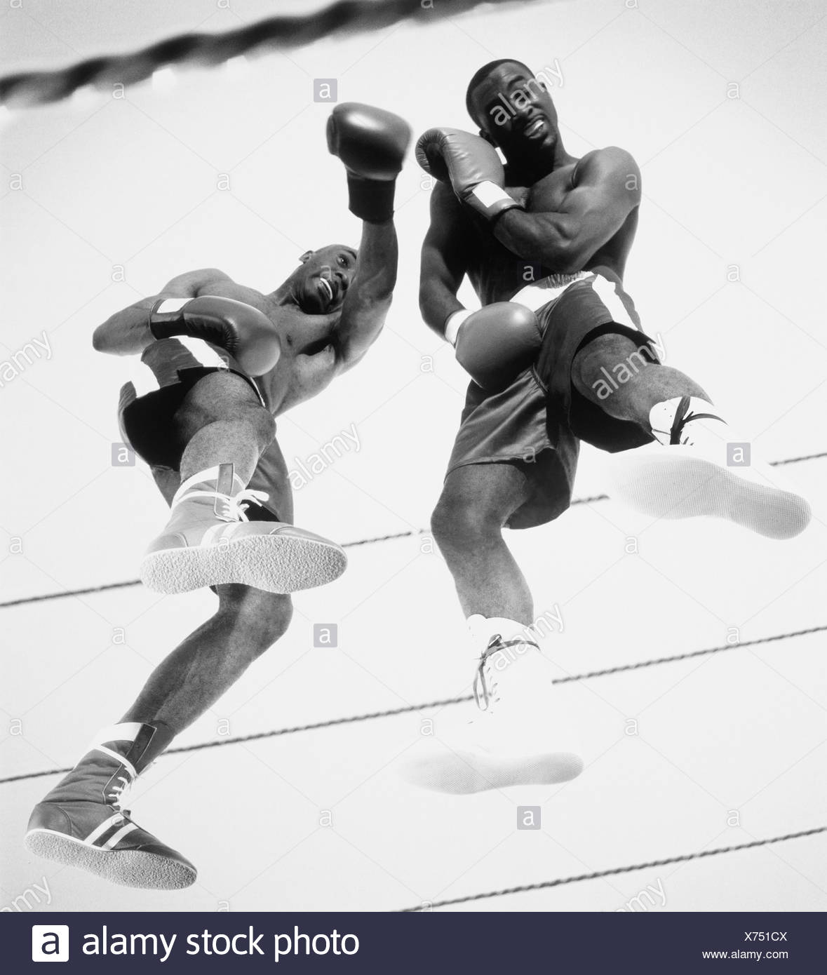 Boxing Ring Black and White Stock Photos & Images - Alamy
