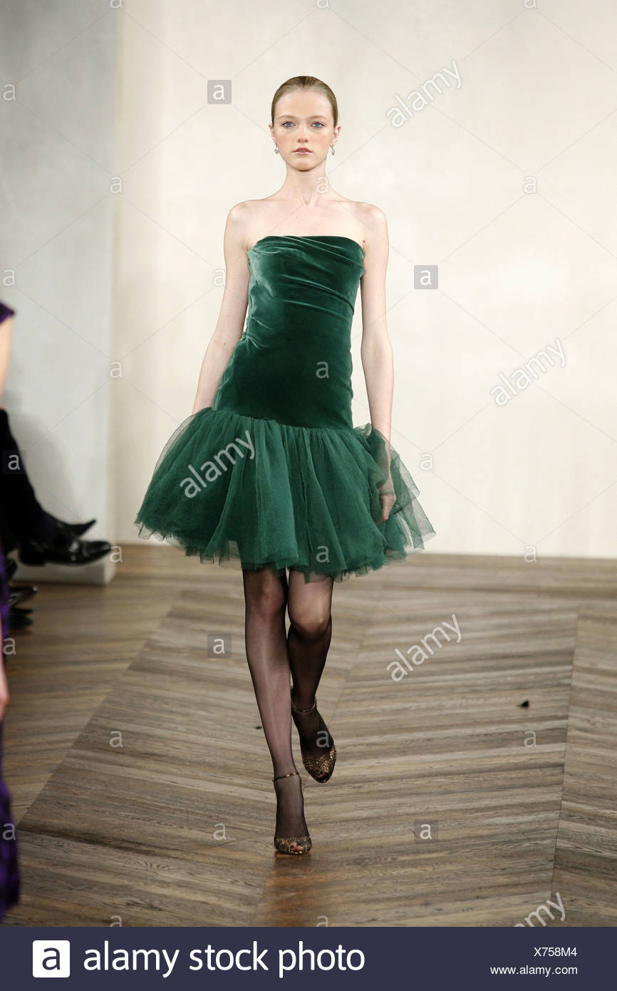 ralph lauren green velvet dress