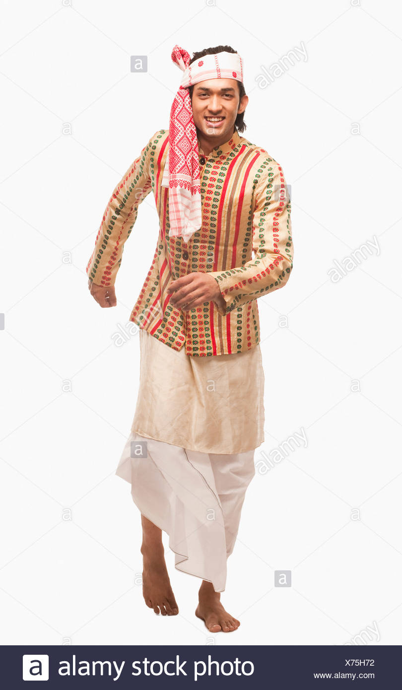 bihu dance costume for boy