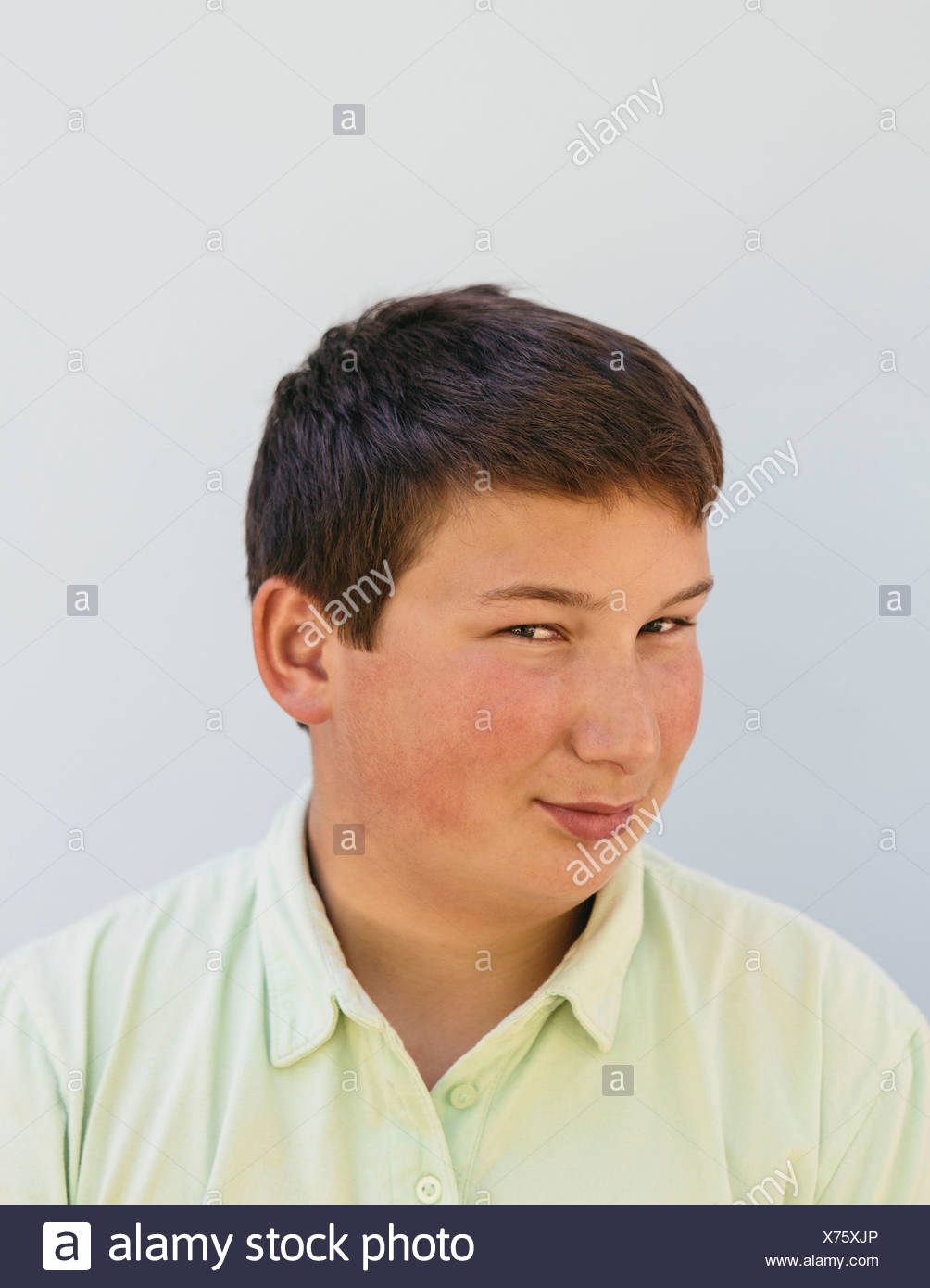 Teenager with short black hair picture 5