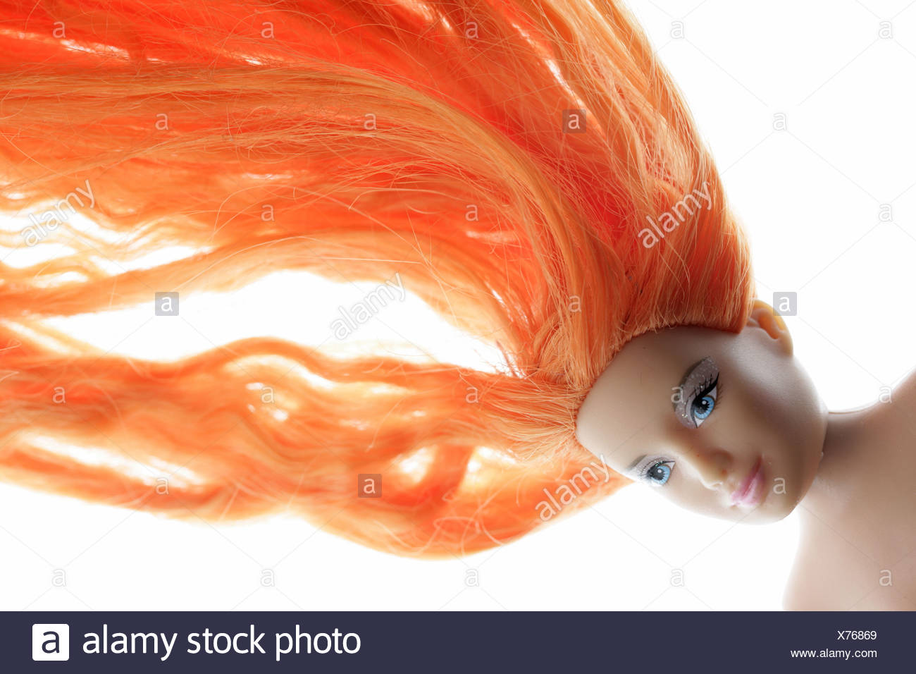 red haired barbie doll