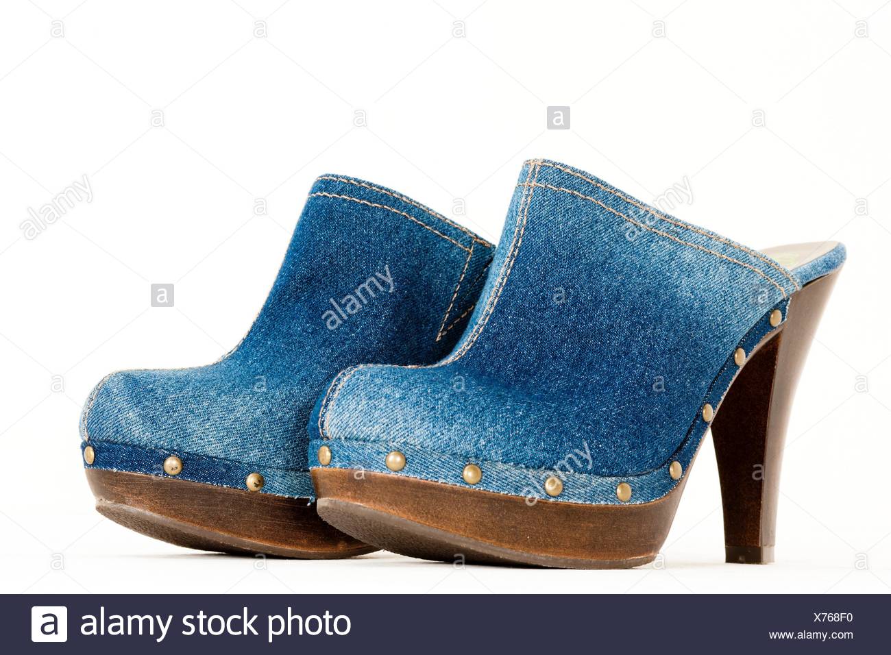 denim clogs