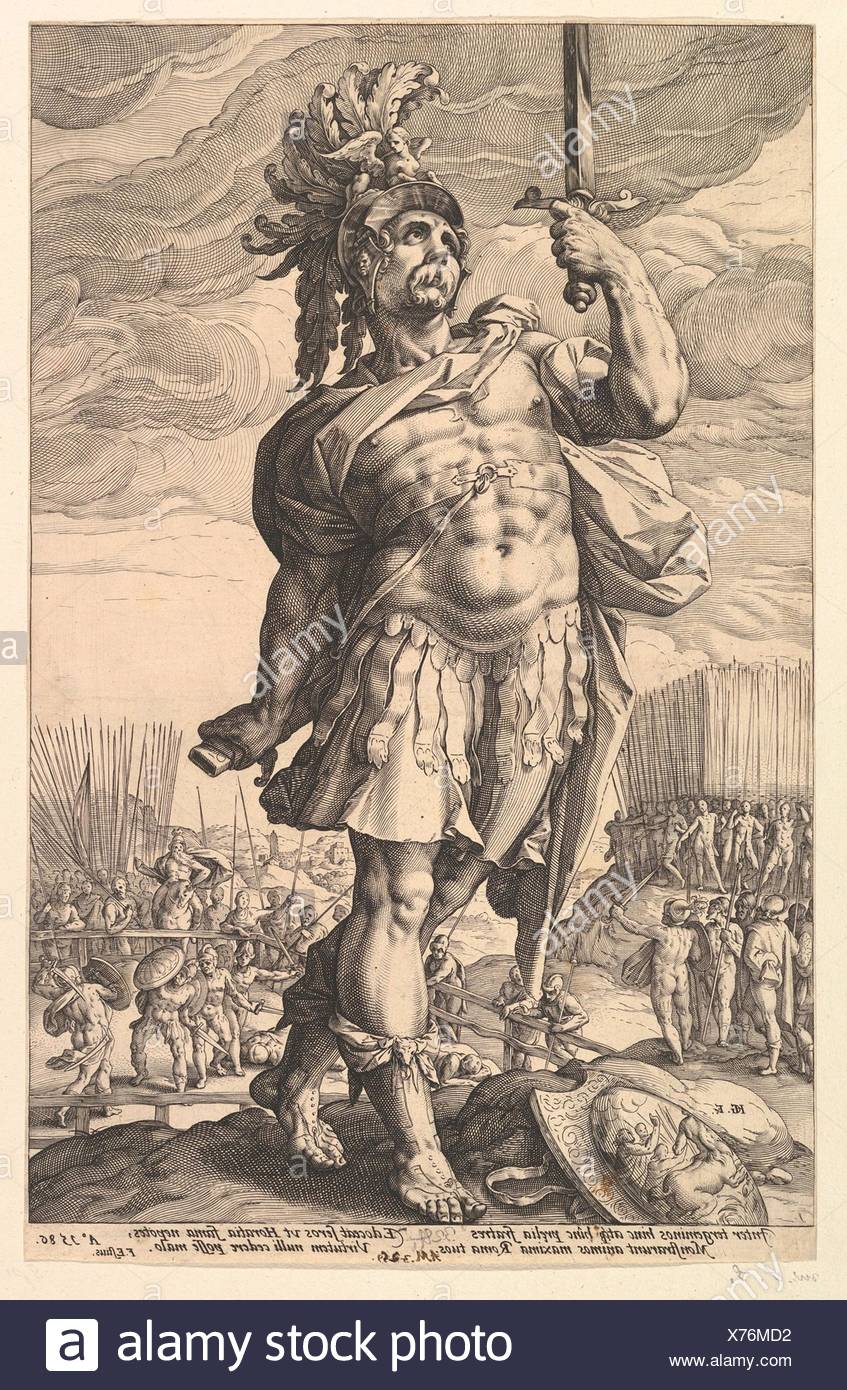 Artist: Hendrick Goltzius (Netherlandish, Mühlbracht 1558-1617 Haarlem); Date: 1586; Medium: Engraving; Dimensions: 14 5/16 x 9