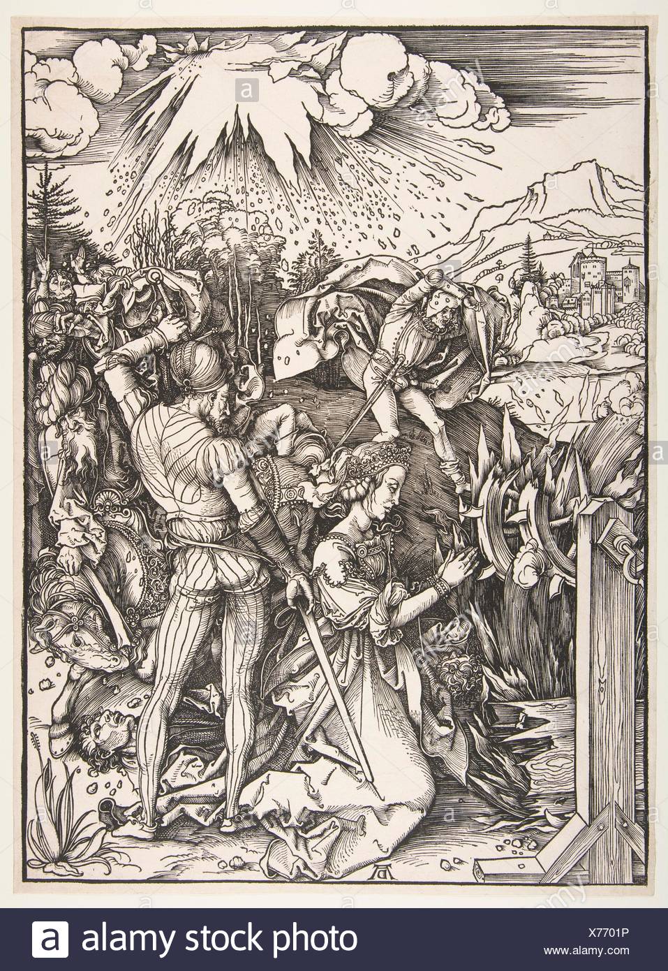 Martyrdom Of St Catherine Of Alexandria High Resolution Stock ...