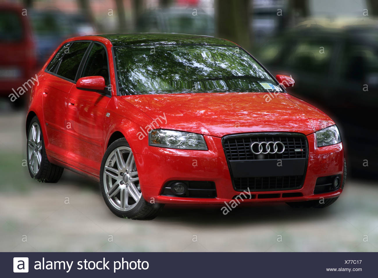 Red Audi High Resolution Stock Photography And Images Alamy