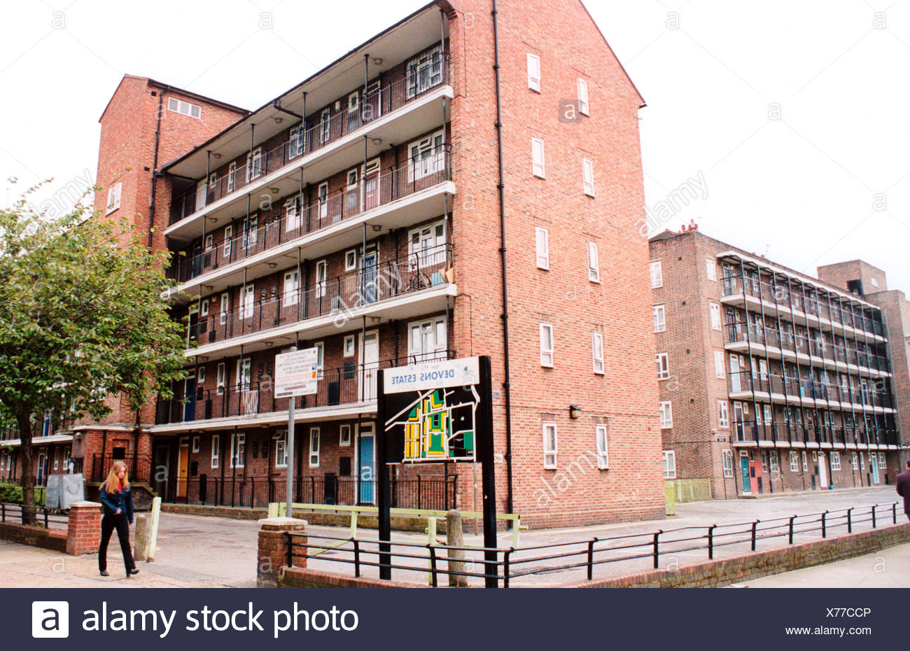 Tower Hamlets Council Estate High Resolution Stock Photography and