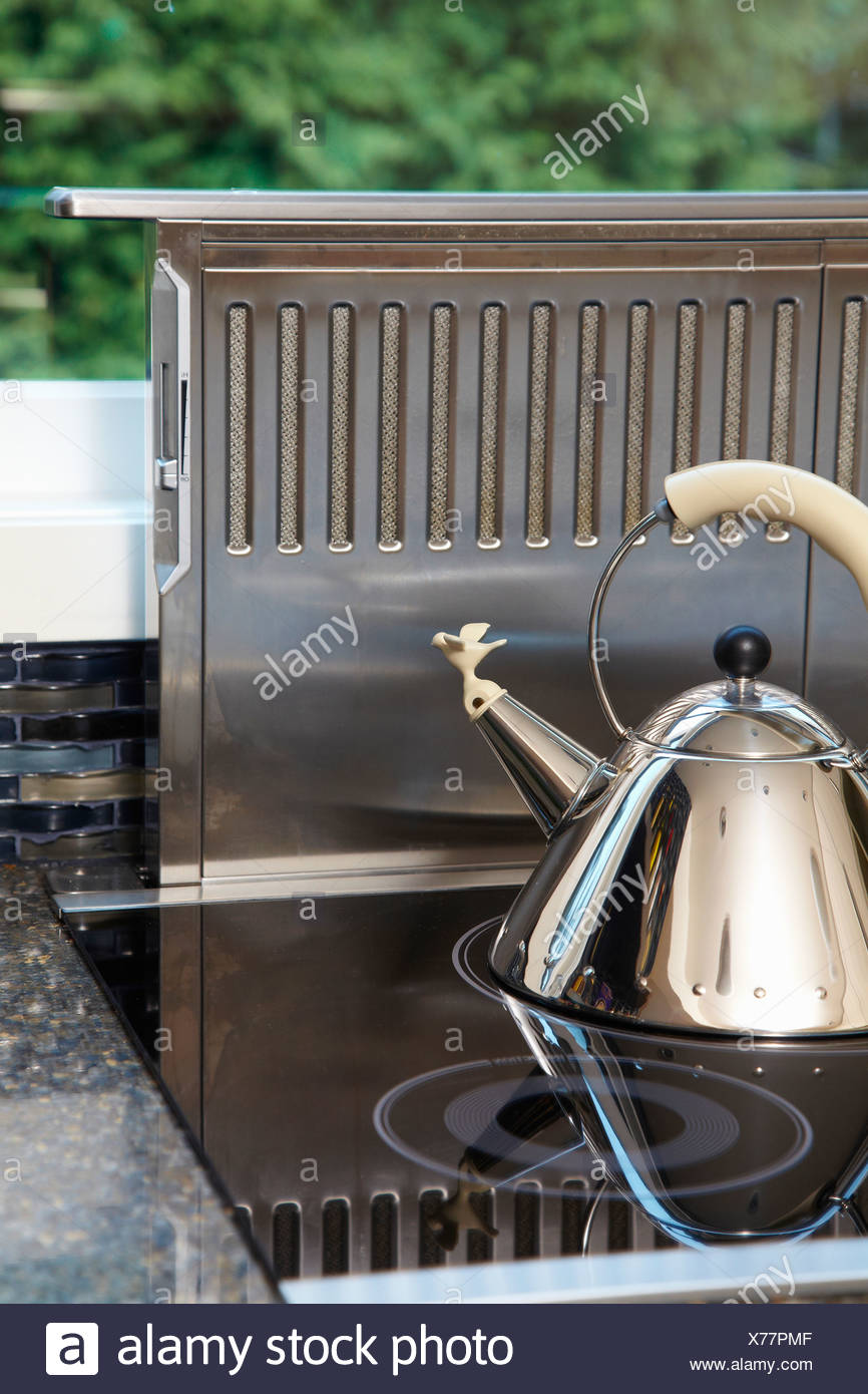 Stainless Steel Kettle On Induction Stovetop Victoria Vancouver