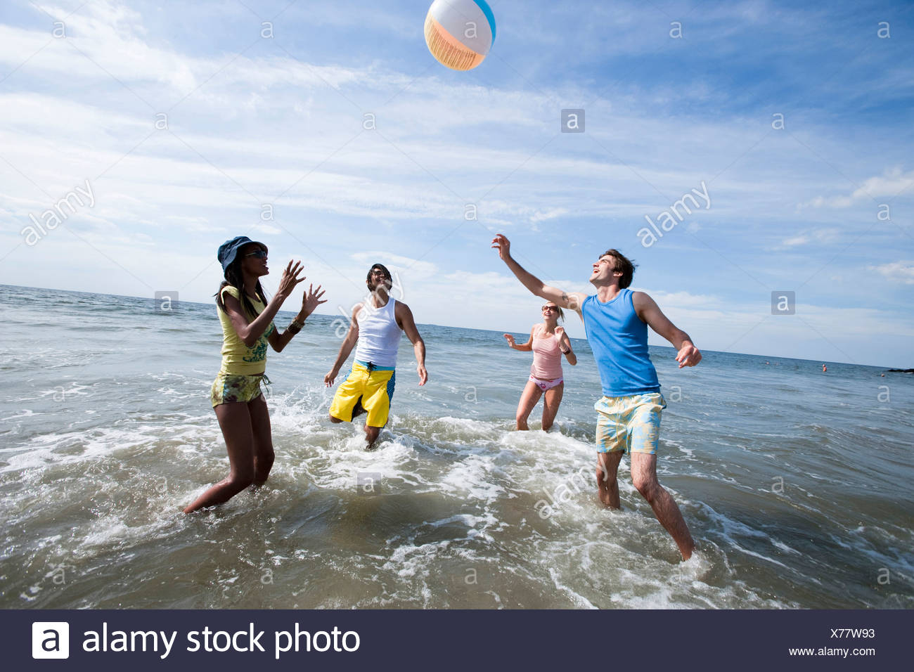 play beach ball