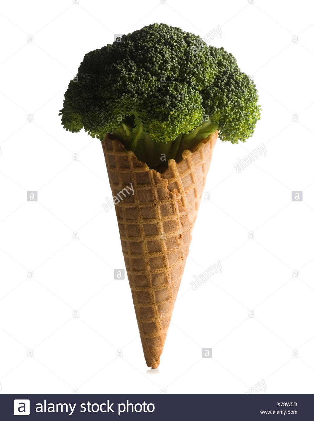 Broccoli In Waffle Ice Cream High Resolution Stock Photography and Images Alamy