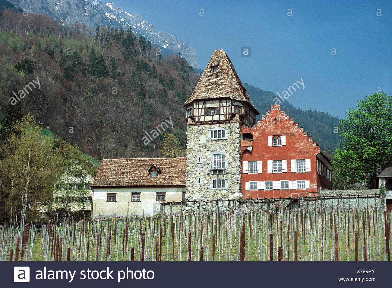 Rotes Haus Stock Photo 279873747 Alamy