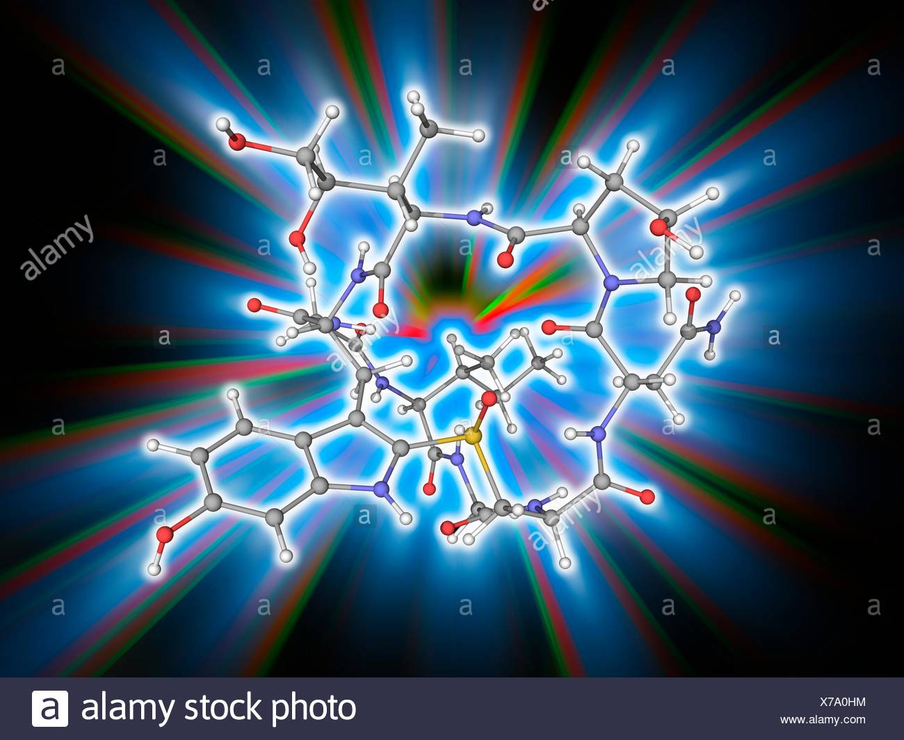 Alpha Amanitin Molecular High Resolution Stock Photography and Images