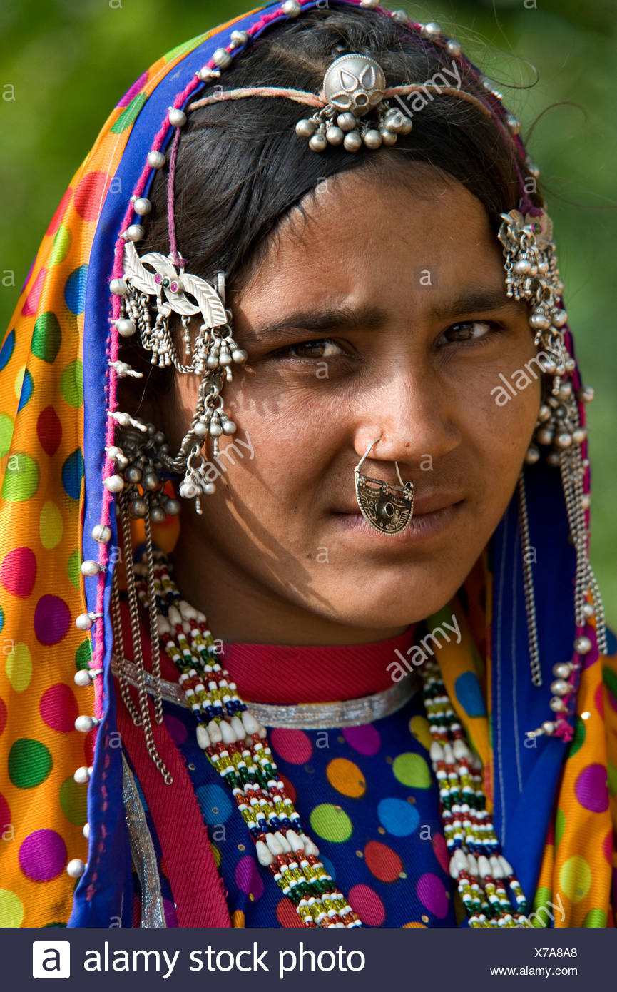 MIR nomadic tribeswoman Dasada India Stock Photo - Alamy