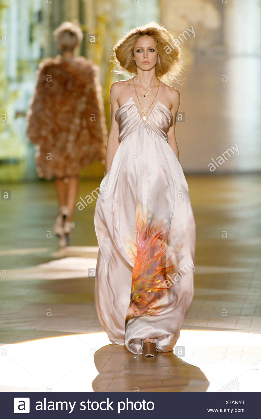 Roberto Cavalli Milan Ready To Wear Spring Summer Model Blonde
