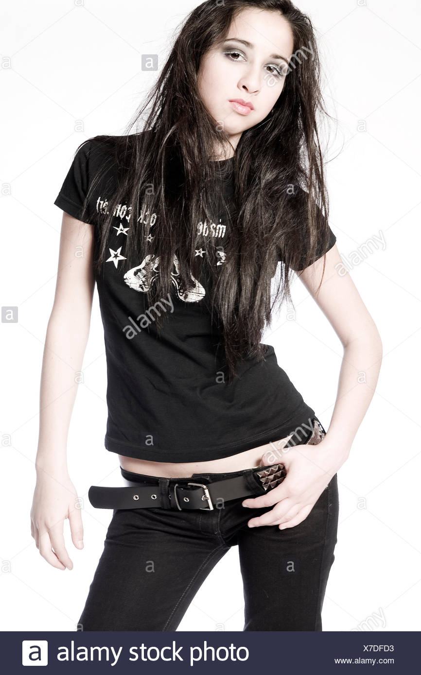 Short Black Hair Angry Girl High Resolution Stock Photography And Images Alamy